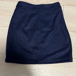 French Connection Dark Blue Mini Skirt